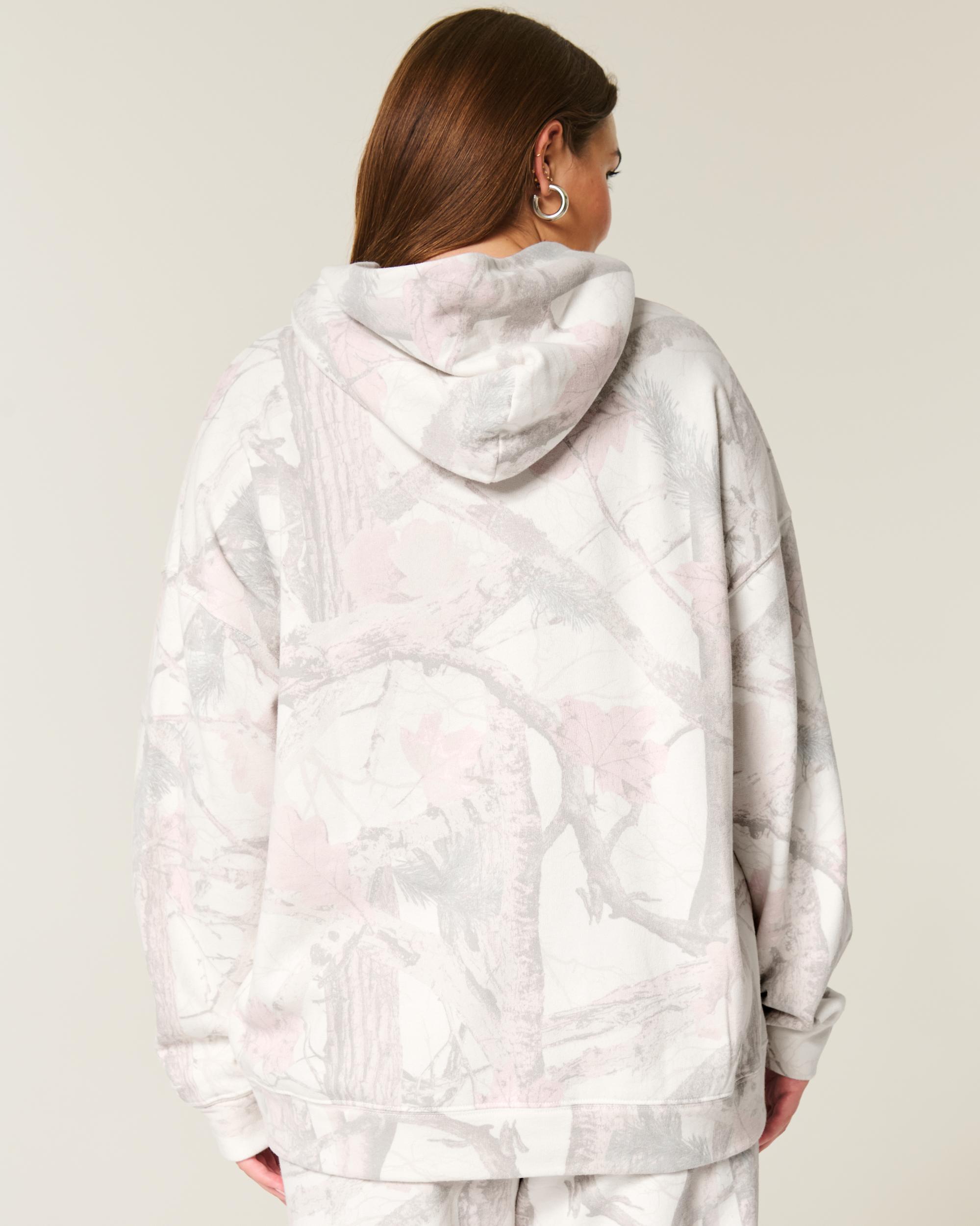 Hollister Feel Good Fleece Oversized Hoodie Product Image