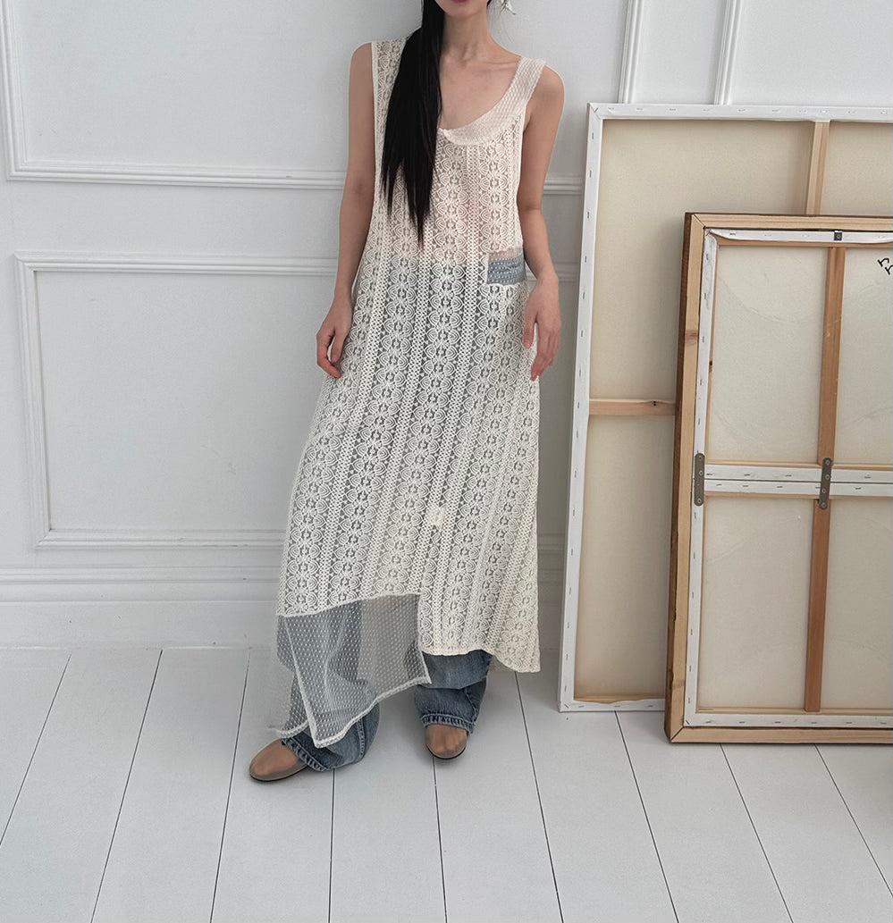 Dani Dress in Cream Product Image