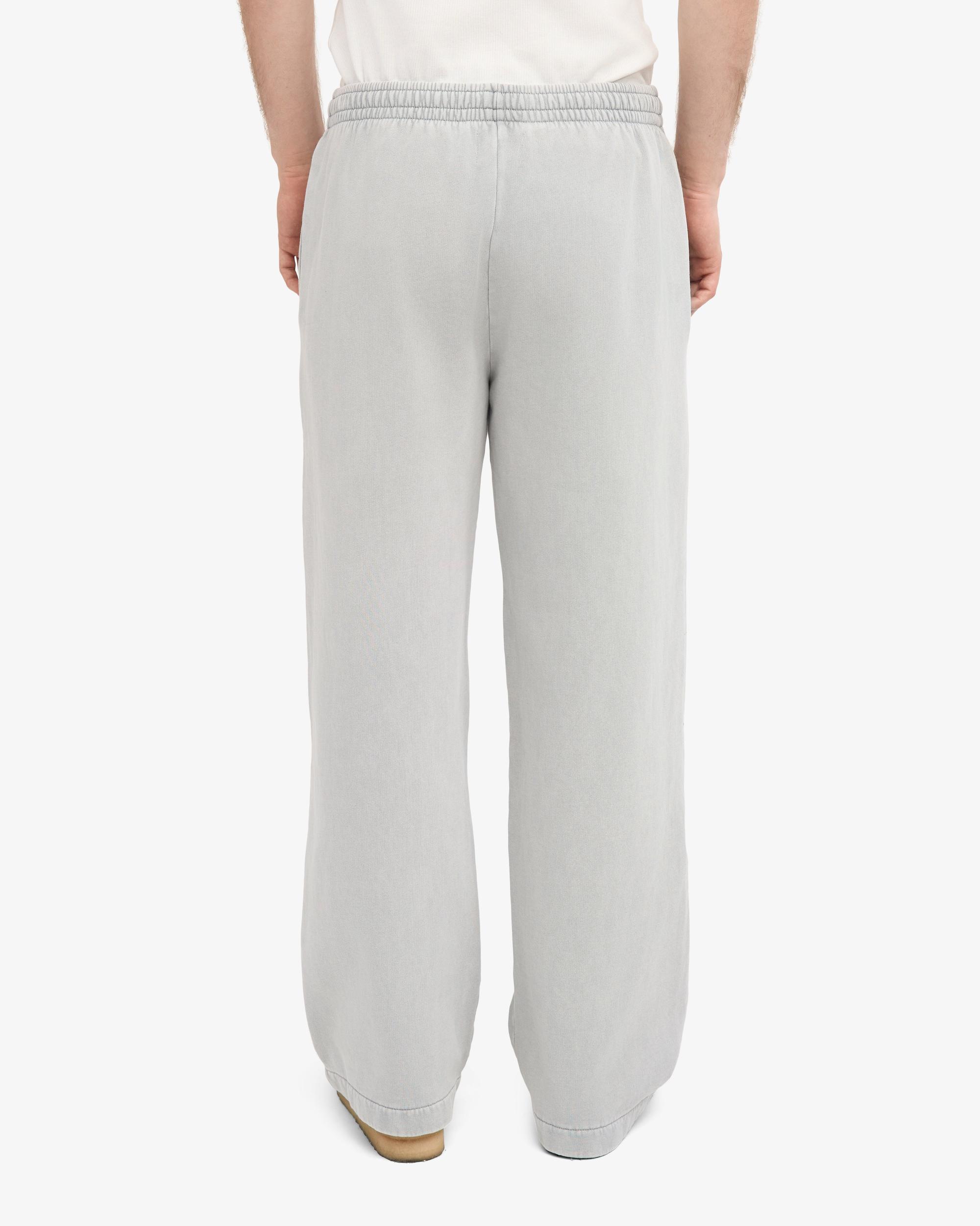 Organic Straight Leg Sweatpants - Faded Grey Product Image