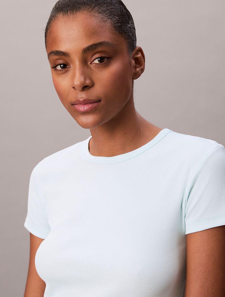 Cotton Contour Rib T-Shirt Product Image