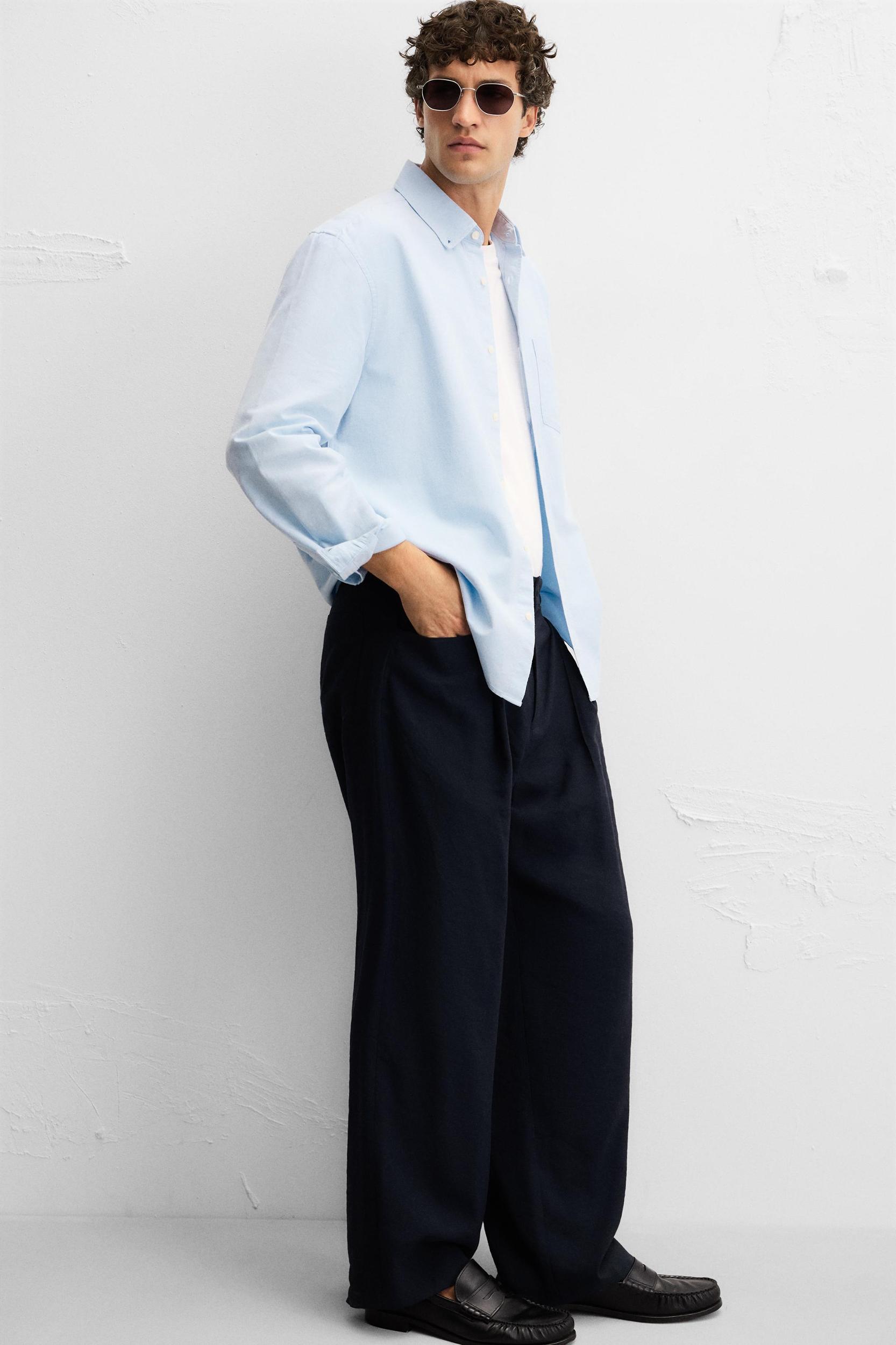 TEXTURED OXFORD SHIRT Product Image