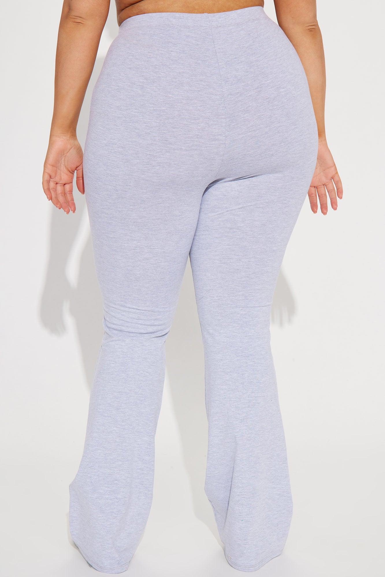 Adriana Flare Pant - Heather Grey Product Image