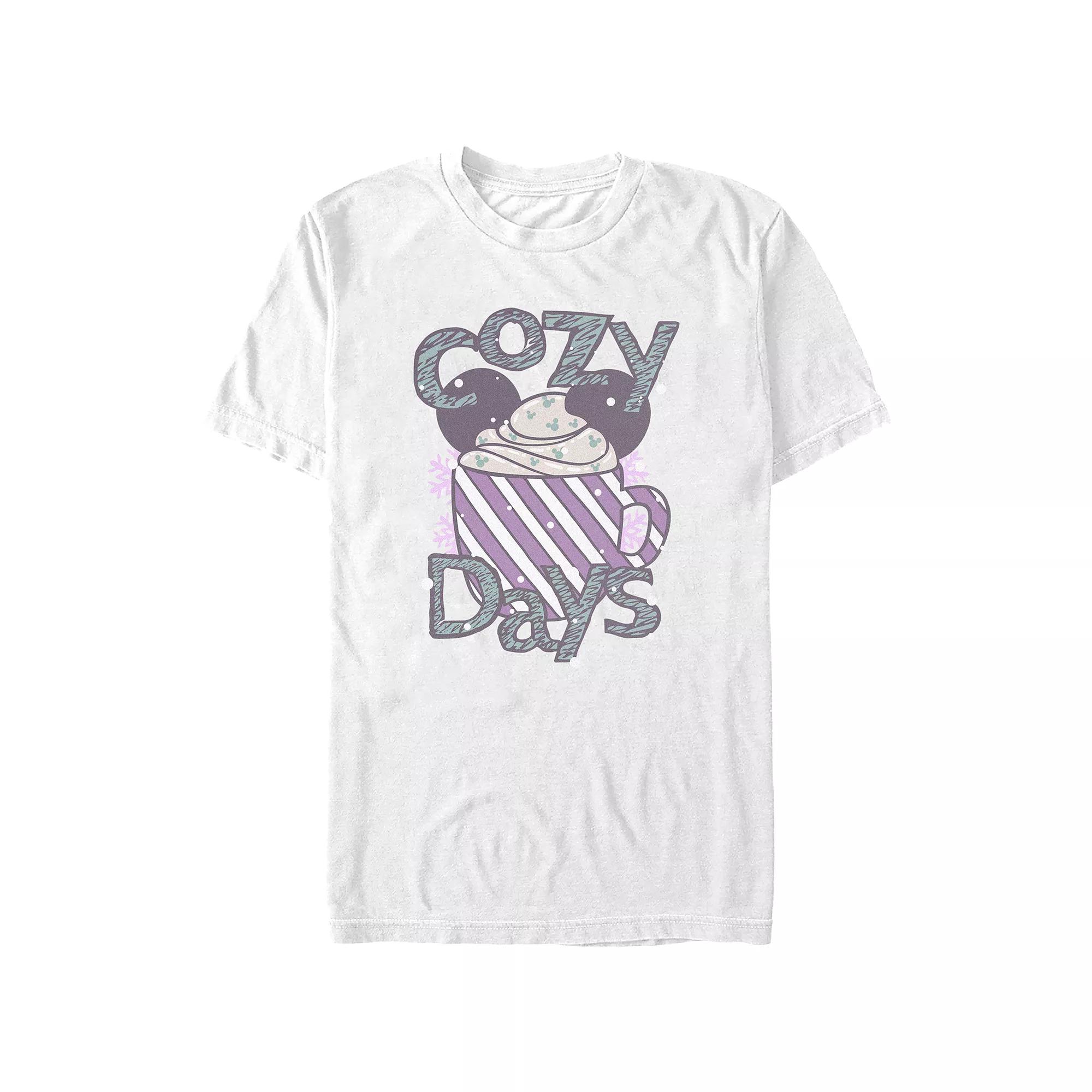 Disney's Mickey Mouse Cozy Days Hot Cocoa Juniors' Graphic Tee, Women's,  Product Image