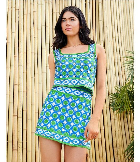 Chelsea & Violet Blossom Crochet Mini Coordinating Skirt Product Image