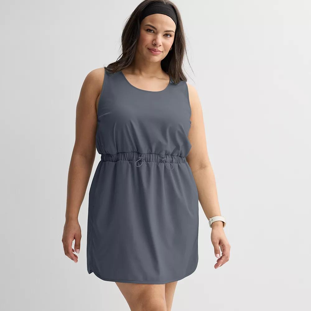 Plus Size Tek Gear® Explore Sleeveless Dress, Women's, Size: 1XL, Heritage Gray Product Image