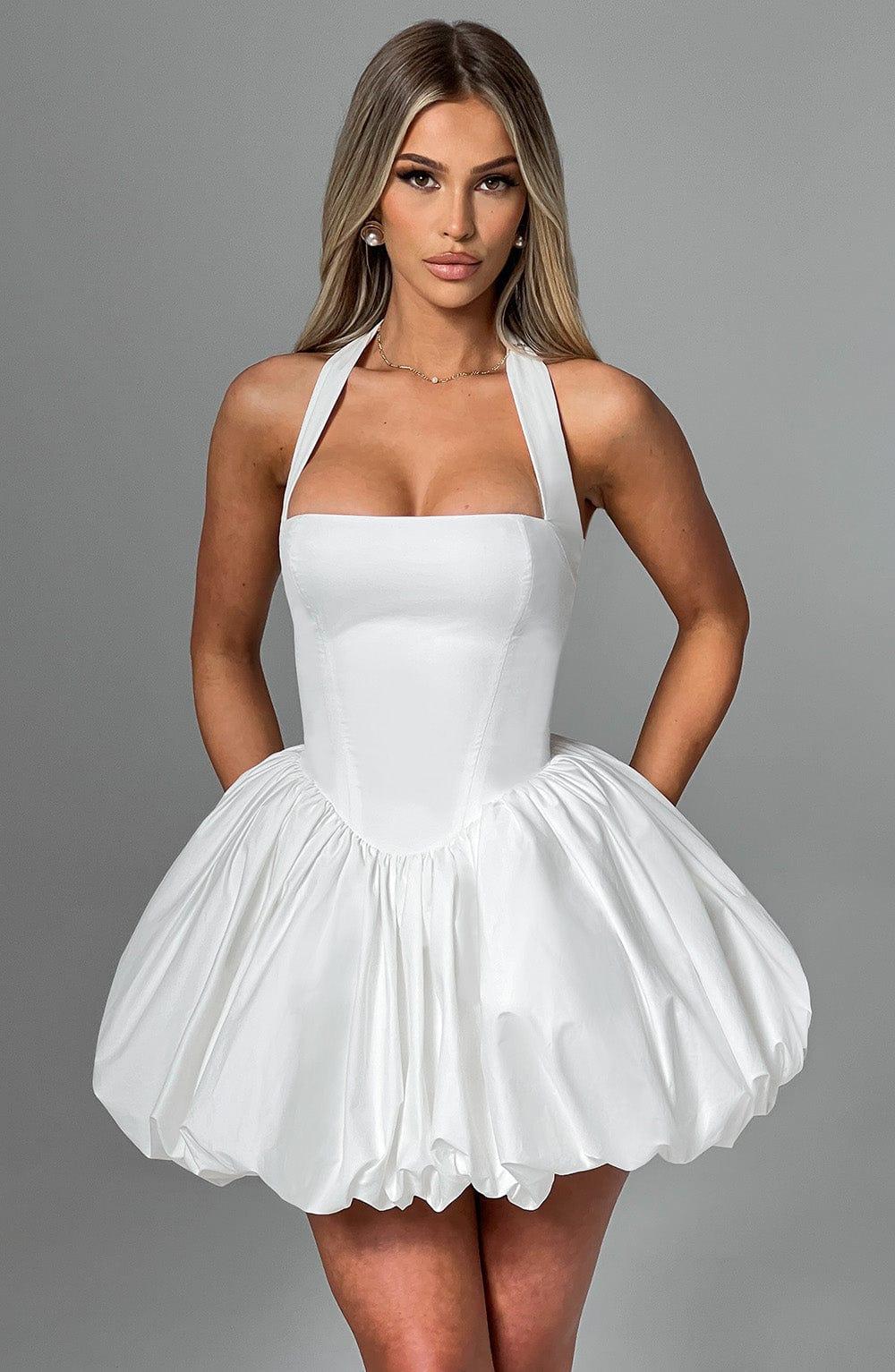 Maricia Mini Dress - Ivory Product Image