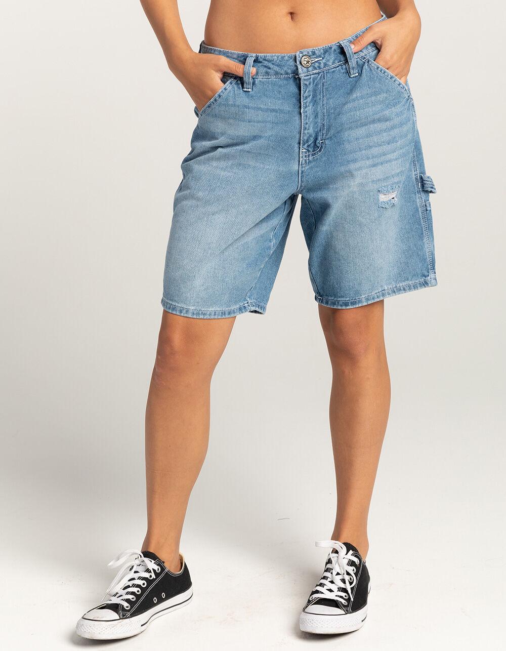 FIVESTAR GENERAL CO. Womens Denim Carpenter Shorts - DENIM Product Image