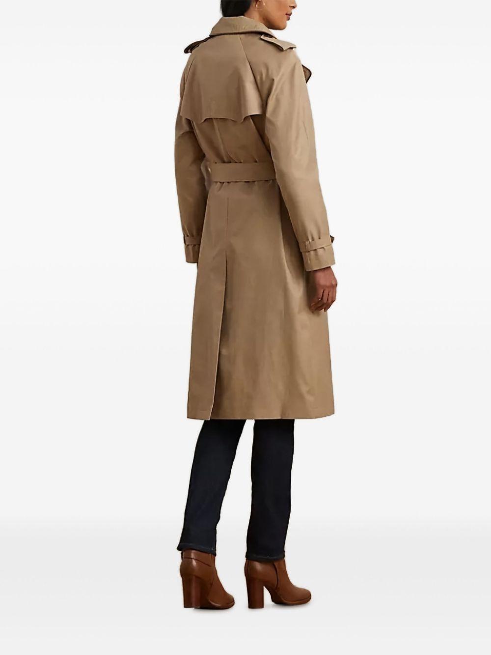 belted trench coat Product Image