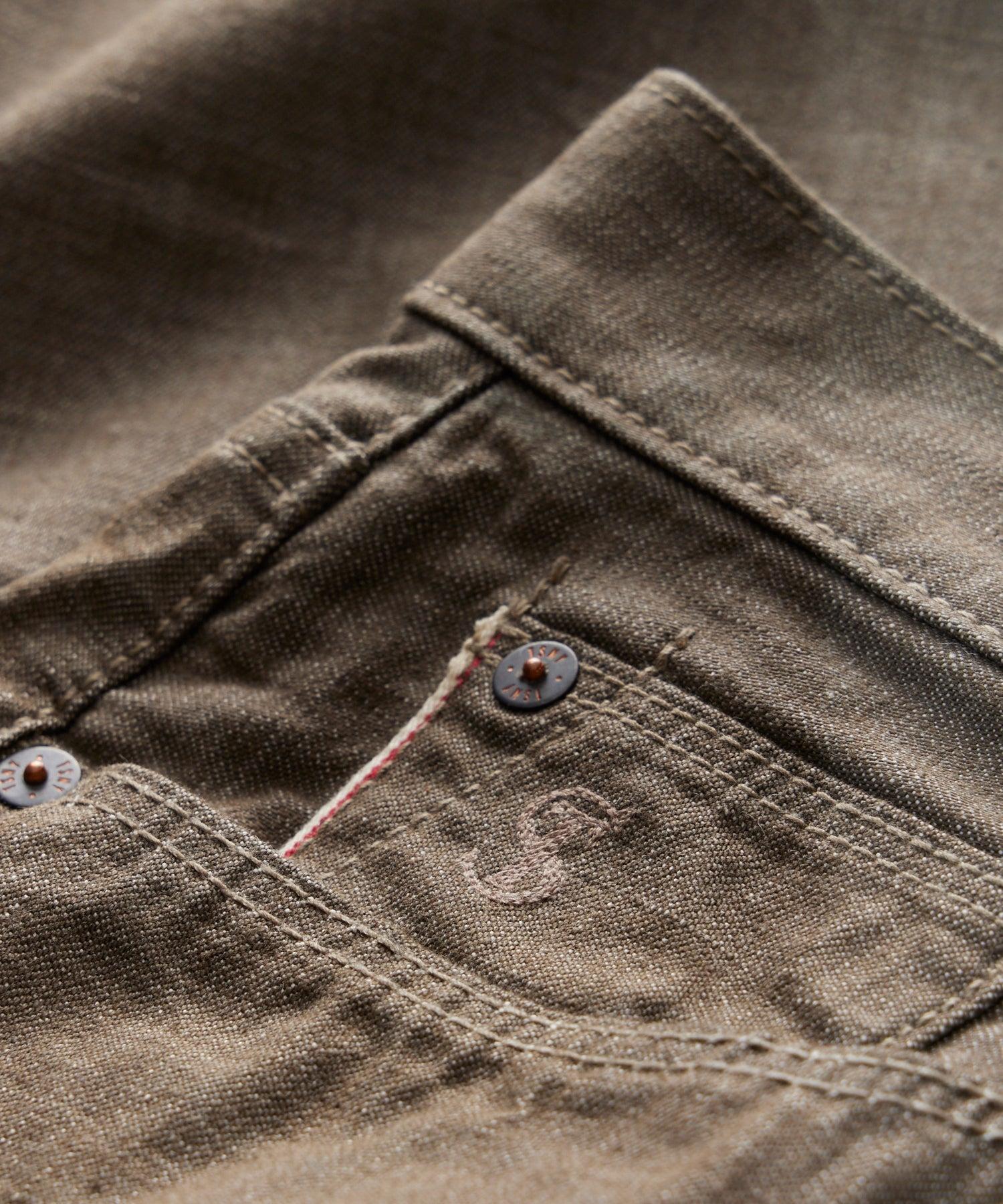Relaxed Lightweight Japanese Selvedge Jean in Whiskey Product Image