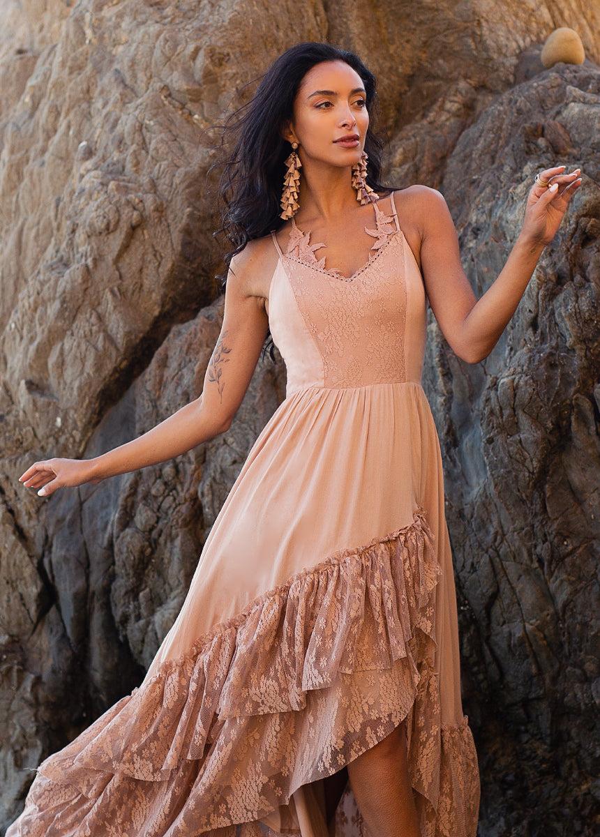 Poesy Bralette in Desert Shell Female Product Image