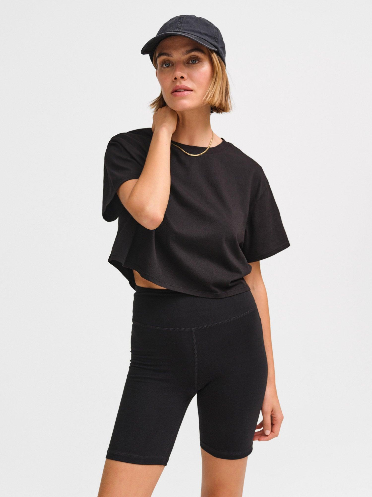 Organic Cotton Relaxed Crop Tee Female Product Image