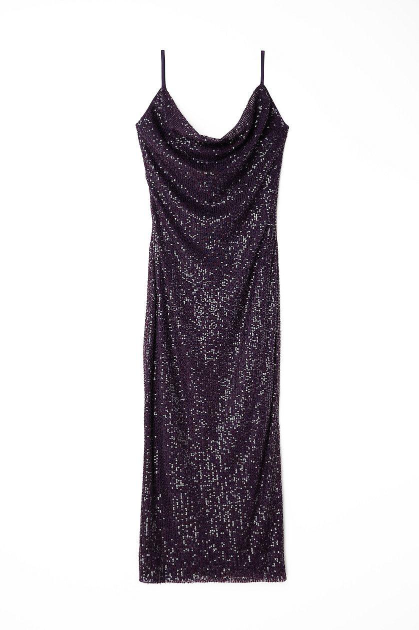 Waterfall Sequin Midi Dress Product Image