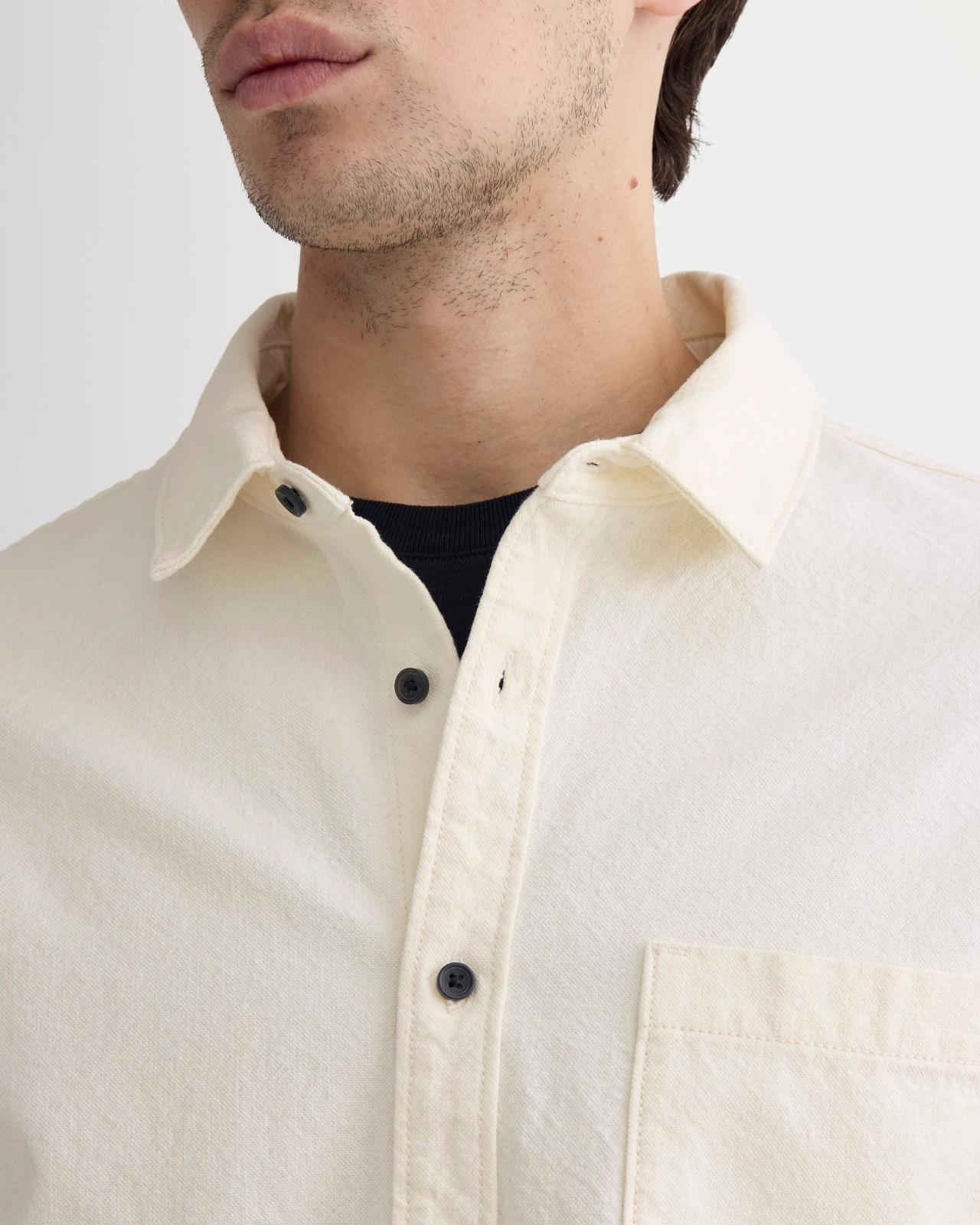 Mens Canvas Organic Cotton Overshirt Sweater by Everlane Product Image