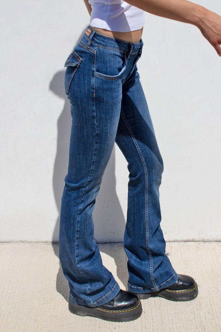 Low waist flared jeans Product Image