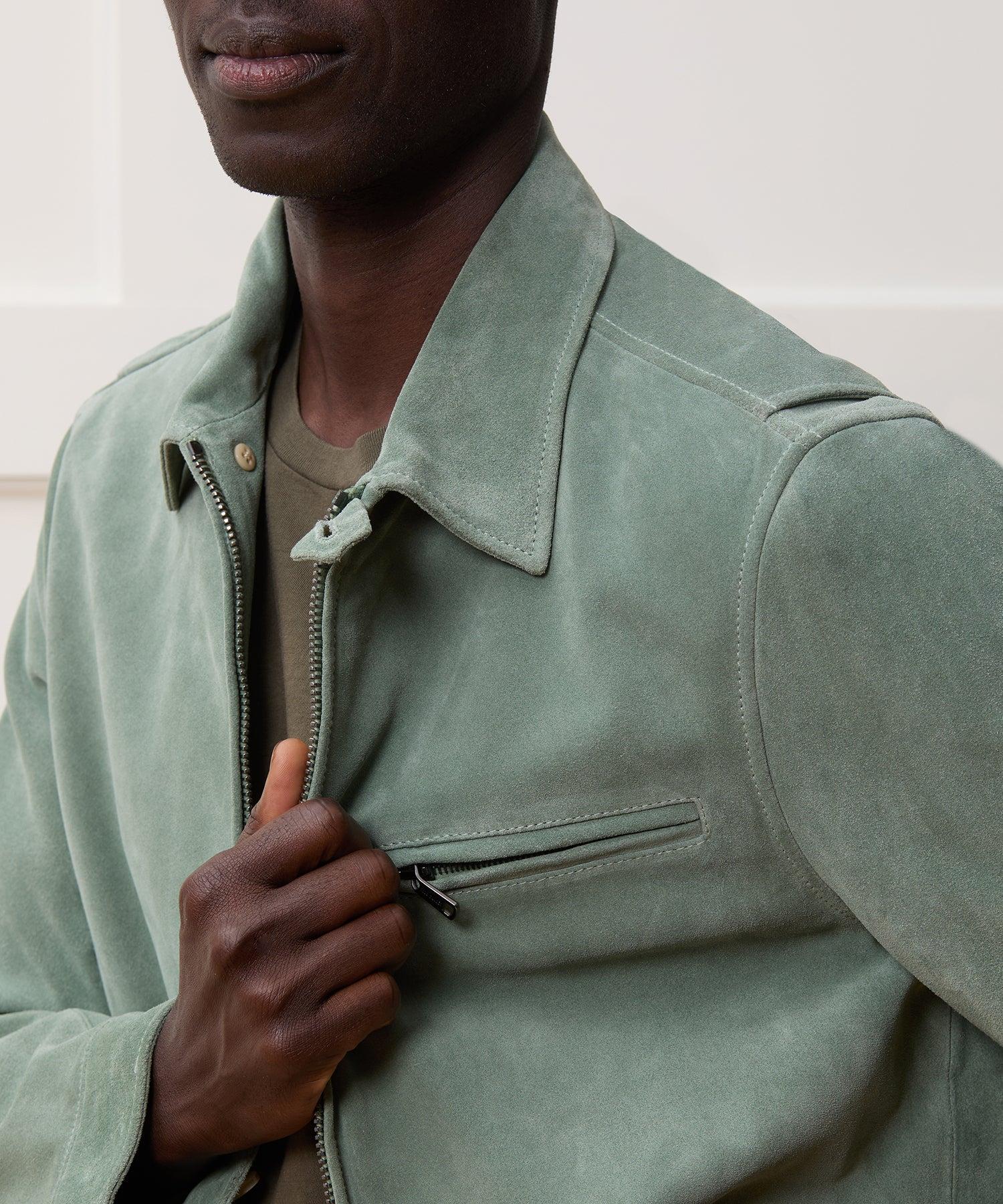 Italian Suede Dean Jacket Product Image