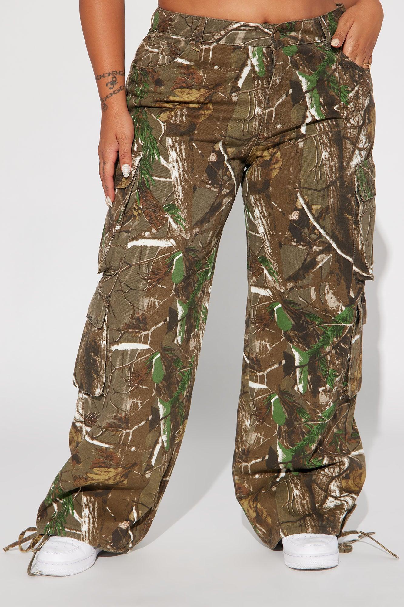 On The Hunt Camo Cargo Pant - Green/combo Product Image