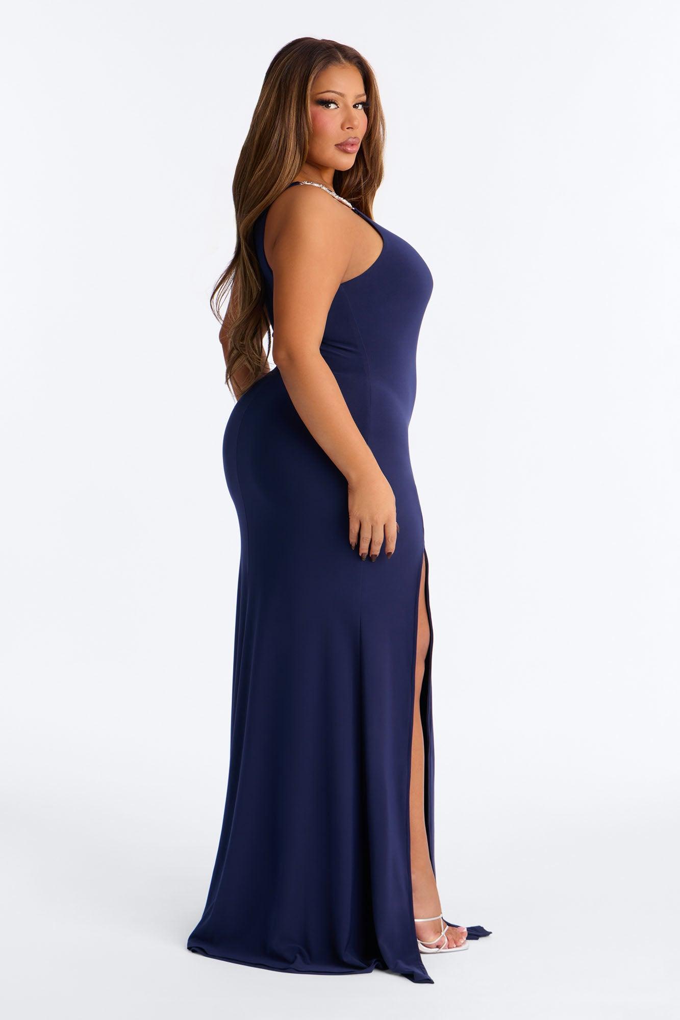 Tessa Maxi Dress - Navy Female Product Image