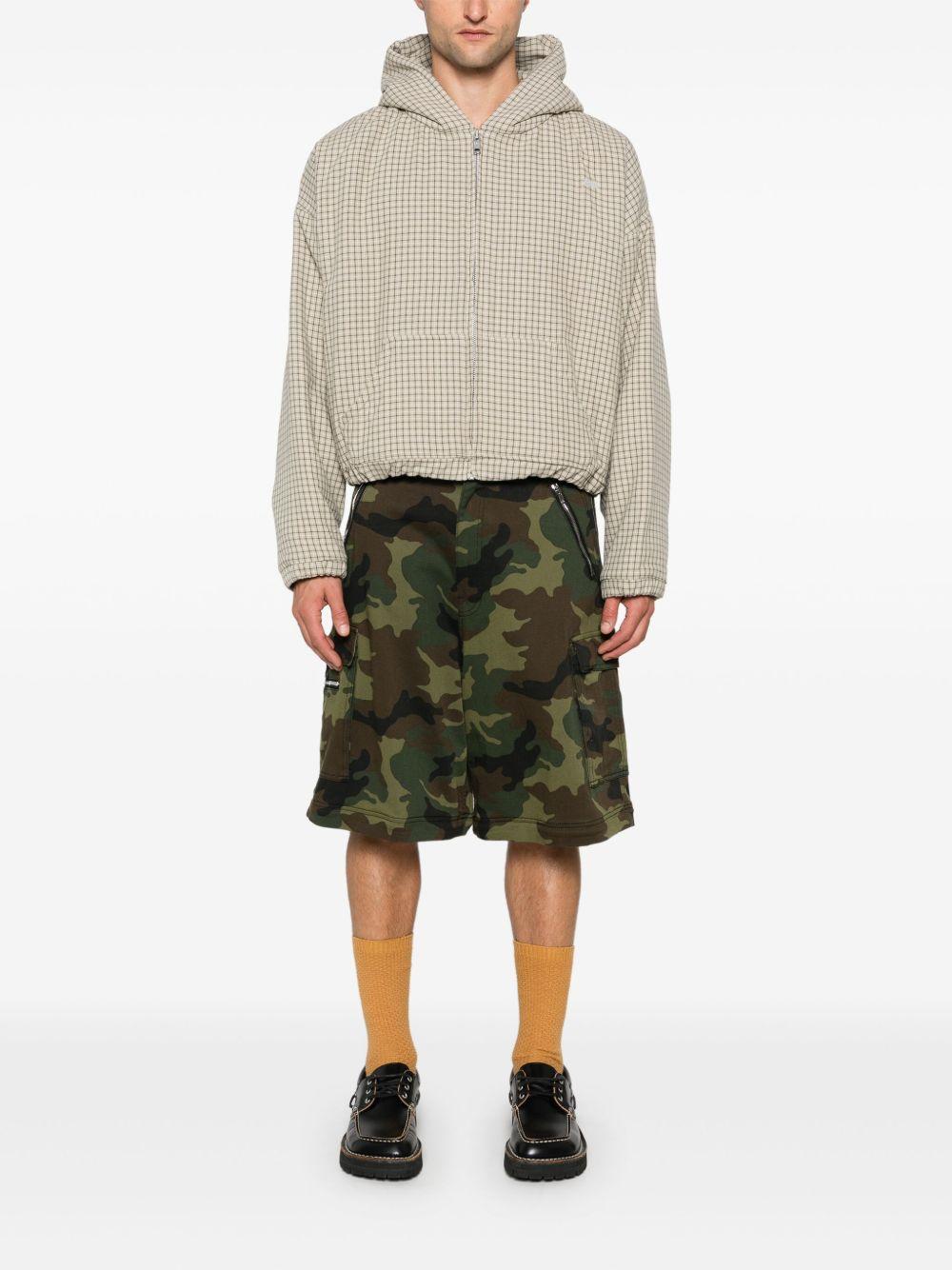 plaid hooded jacket Product Image