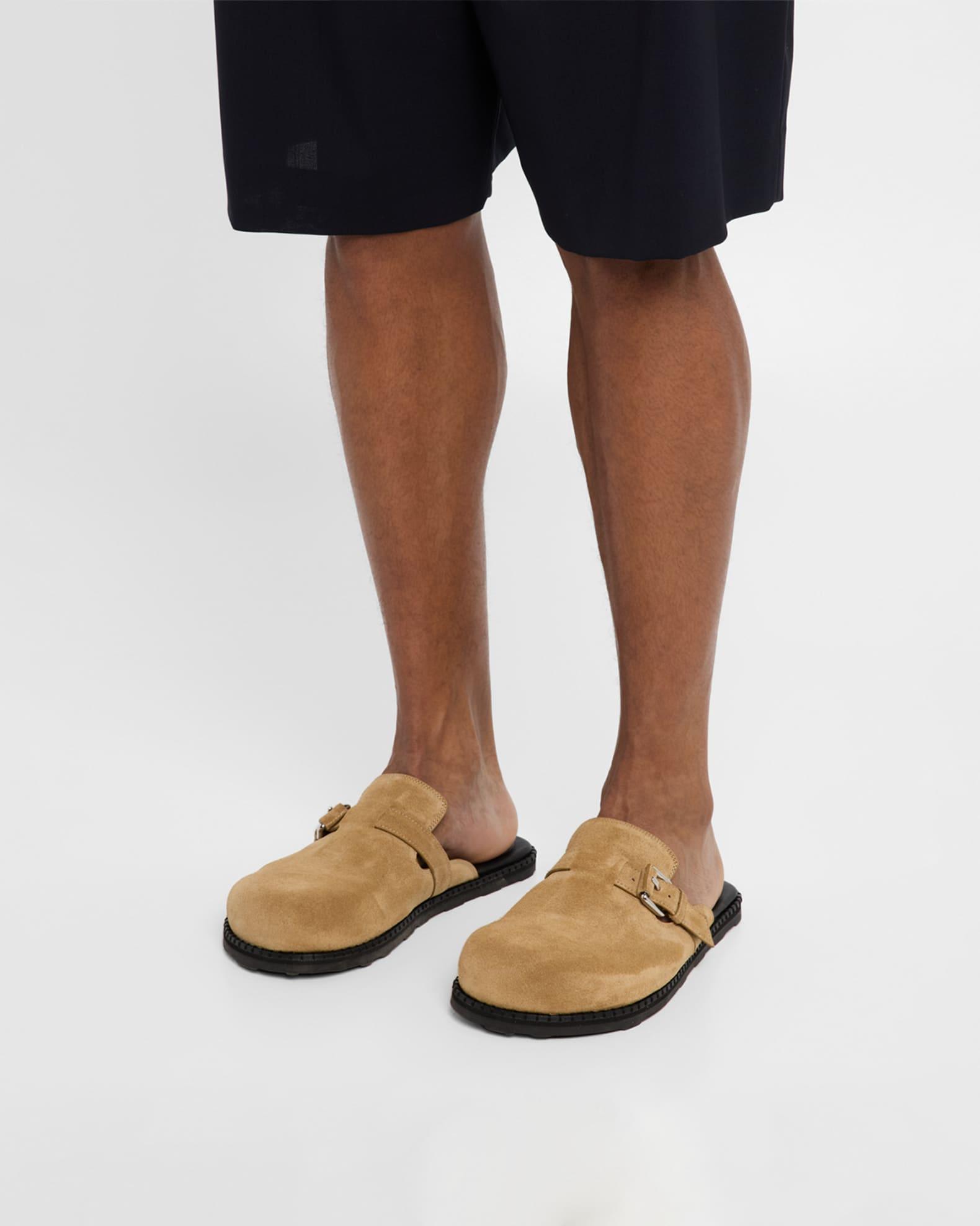 Men's Suede Mules Product Image
