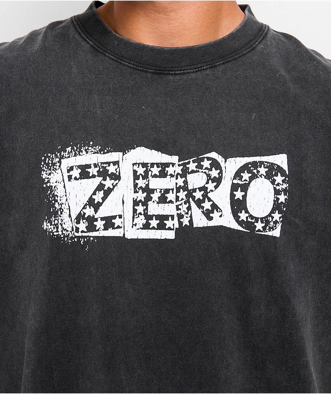 Zero Punk Stars Black Wash T-Shirt Product Image