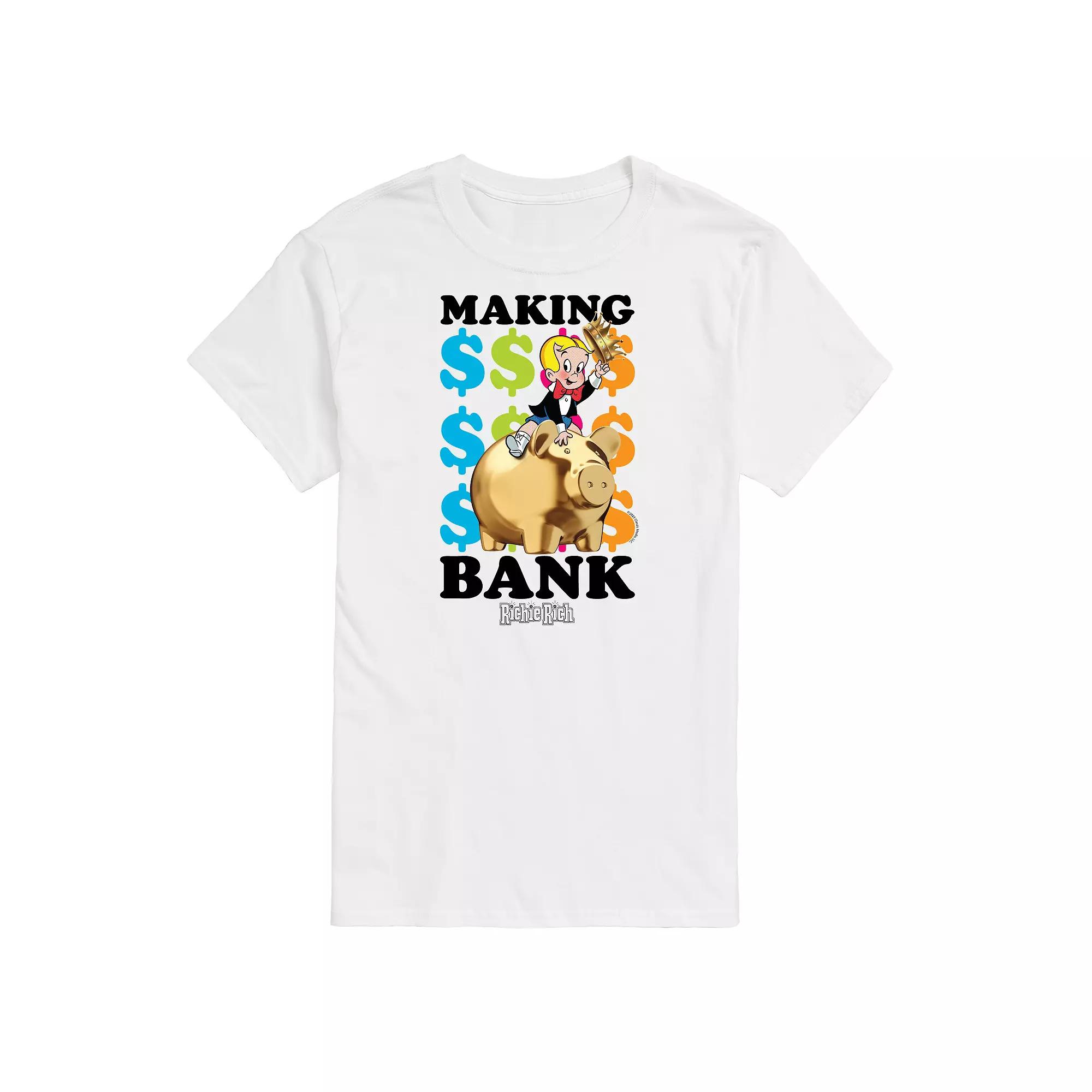 Men's Richie Rich Making Bank Graphic Tee,  Product Image