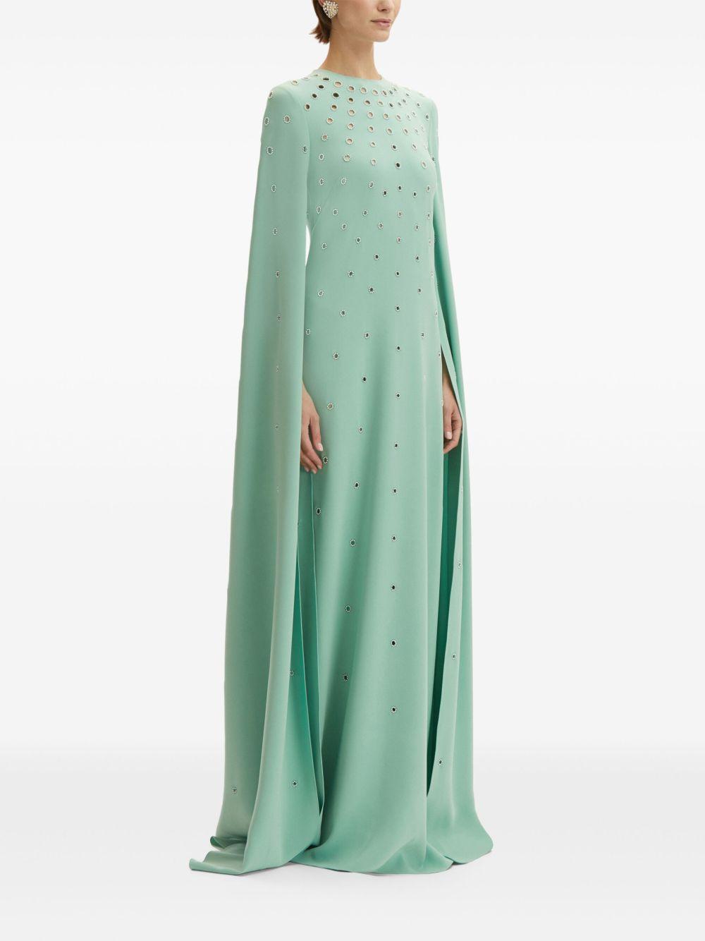 eyelet-detail kaftan dress Product Image