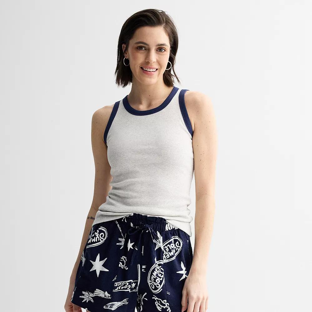 Women's Sonoma Goods For Life® High Neck Layering Tank Top,  Product Image