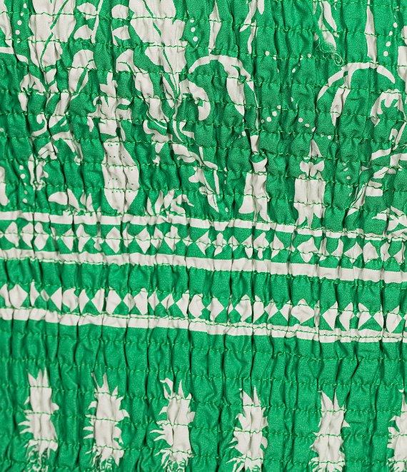 Sugarlips Plus Rick Rack Trimmed Coordinating Smocked Crop Top Product Image