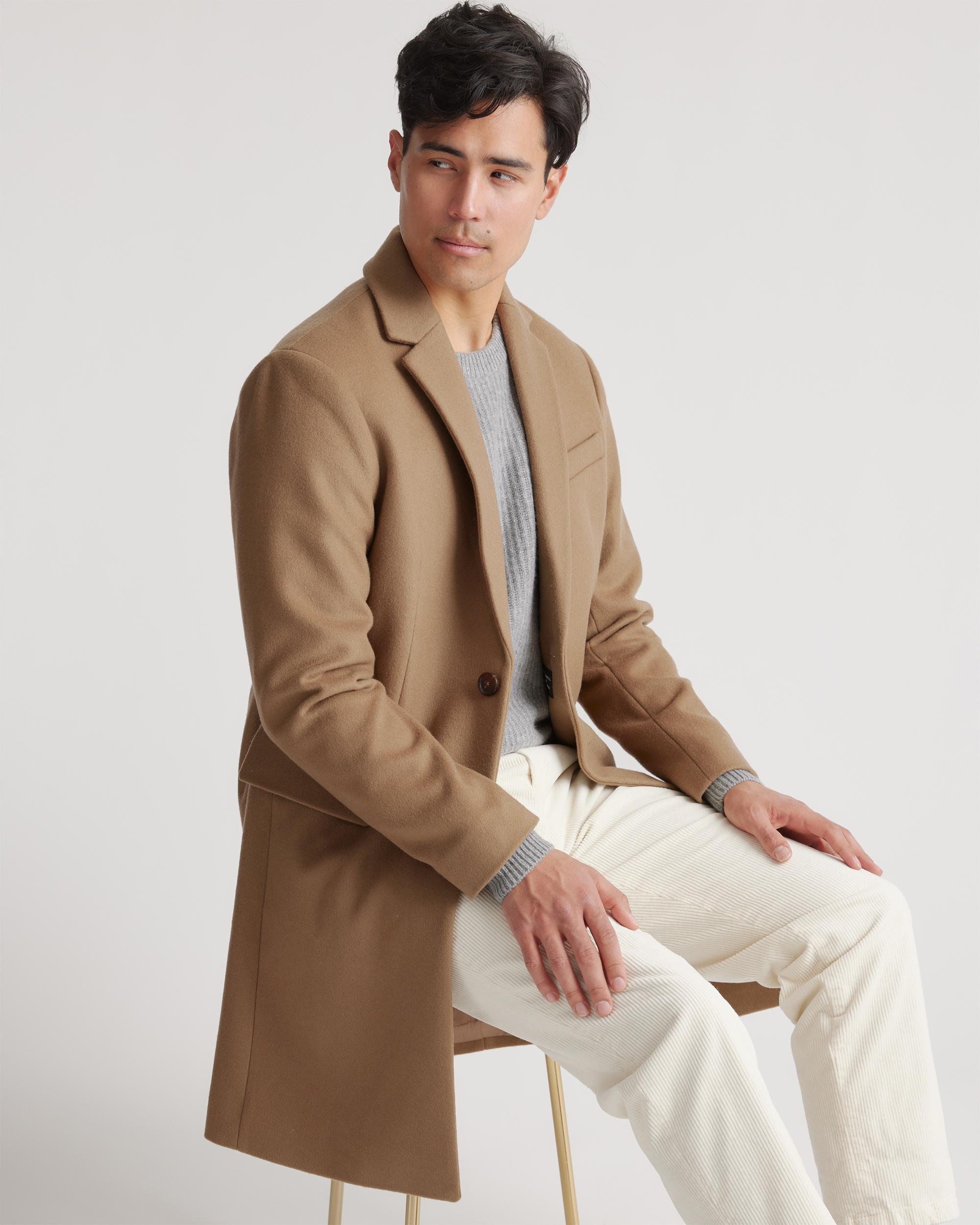 Quince | Men's Italian Wool Overcoat Wool/Nylon Product Image