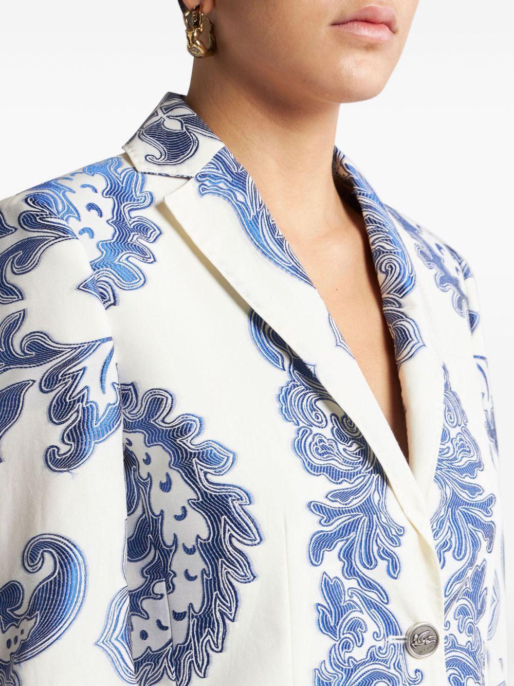 floral-print blazer Product Image