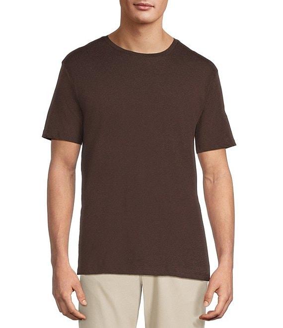 Roundtree & Yorke Solid Cloud Short Sleeve Crew Neck T-Shirt Product Image