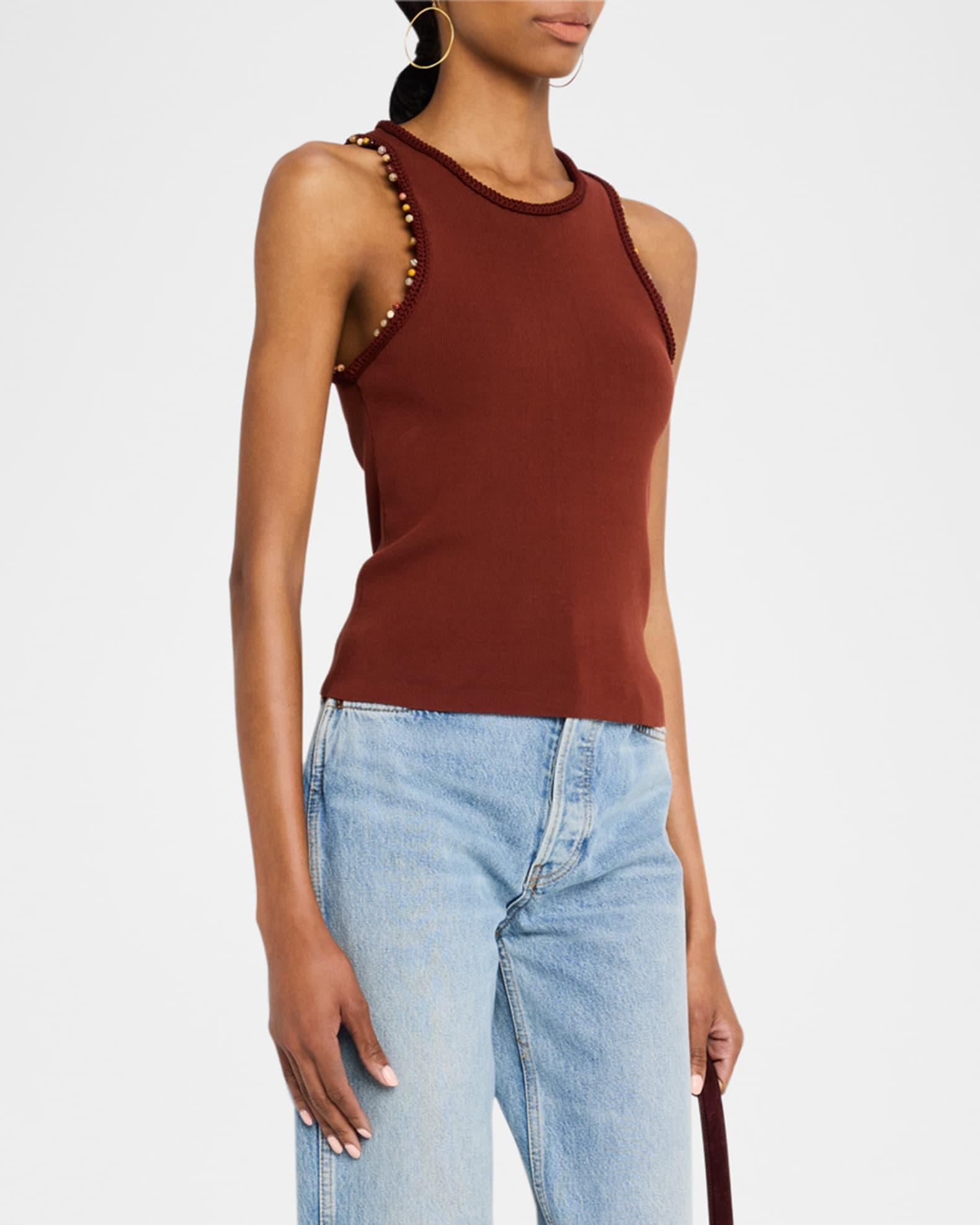 Nelly Bead-Trim Tank Top  Product Image