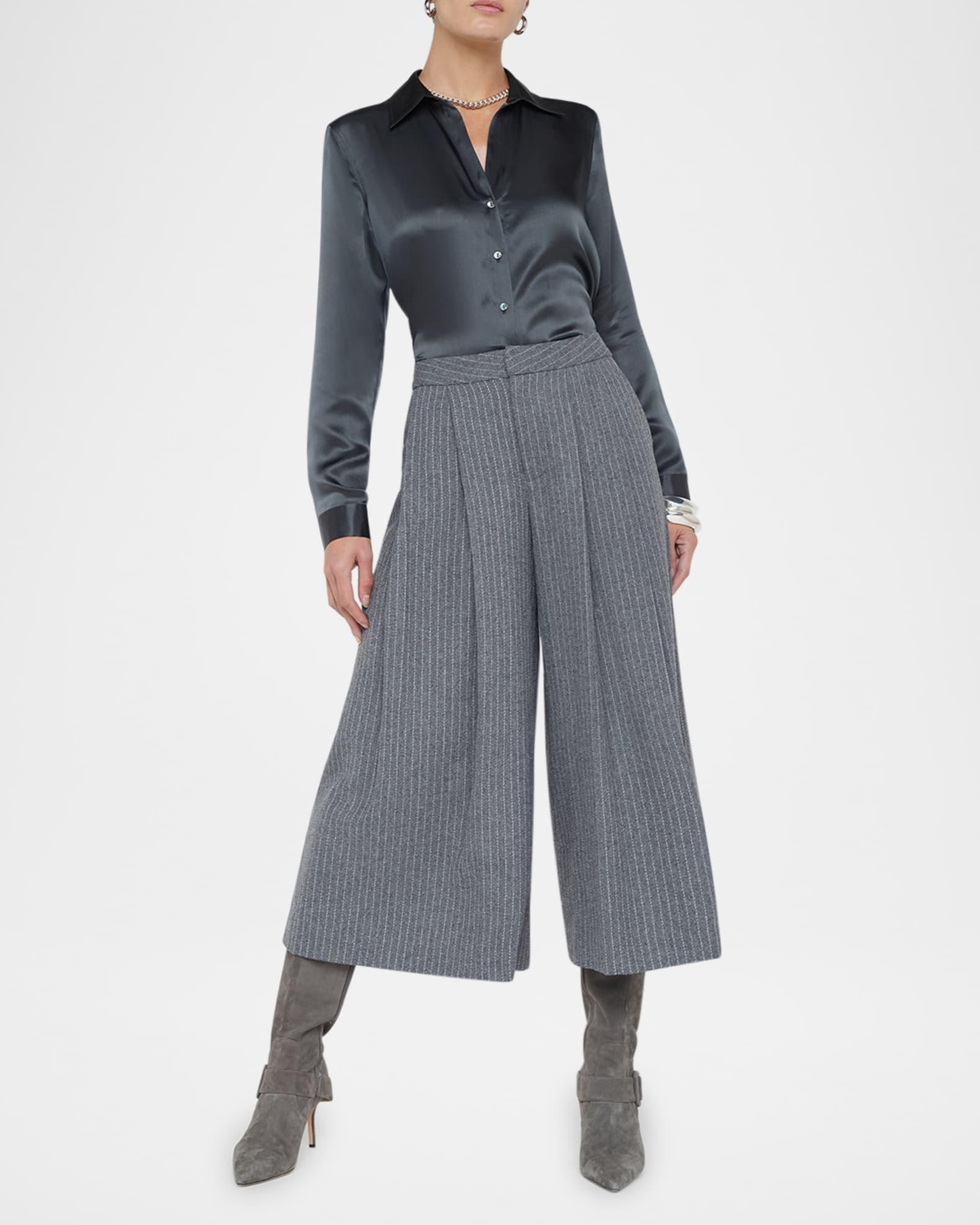 Mahalia Pinstripe Culotte Pants Product Image