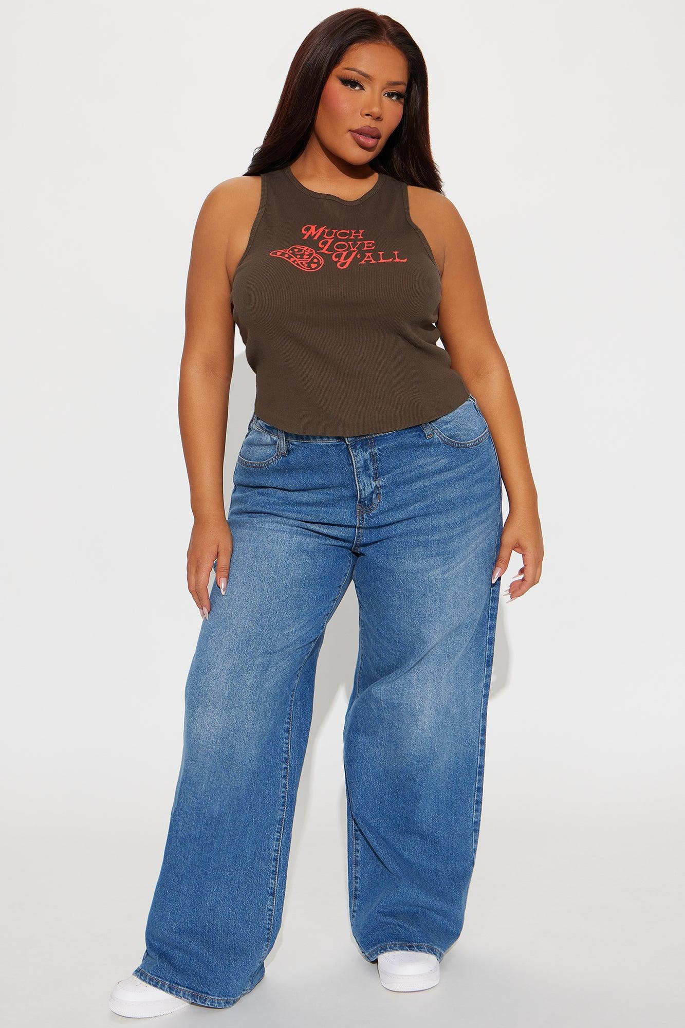 Howdy Love Ya'll Tank Top - Chocolate Product Image