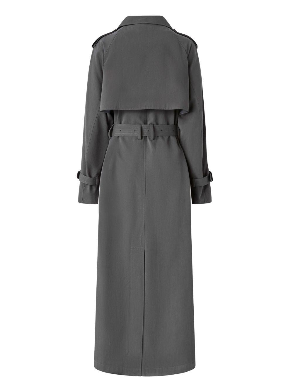 belted trench coat Product Image