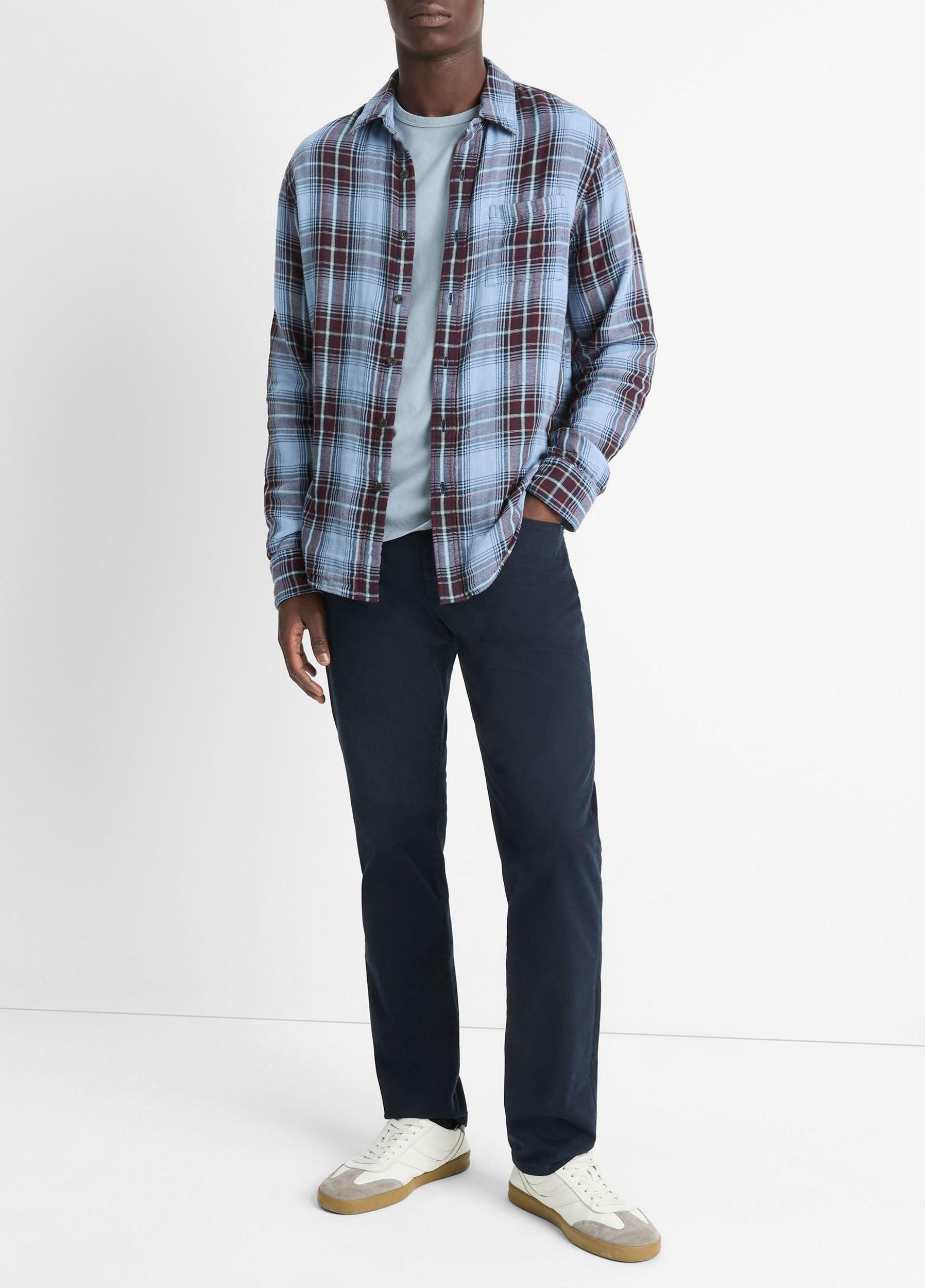 Napa Plaid Cotton Shirt Product Image