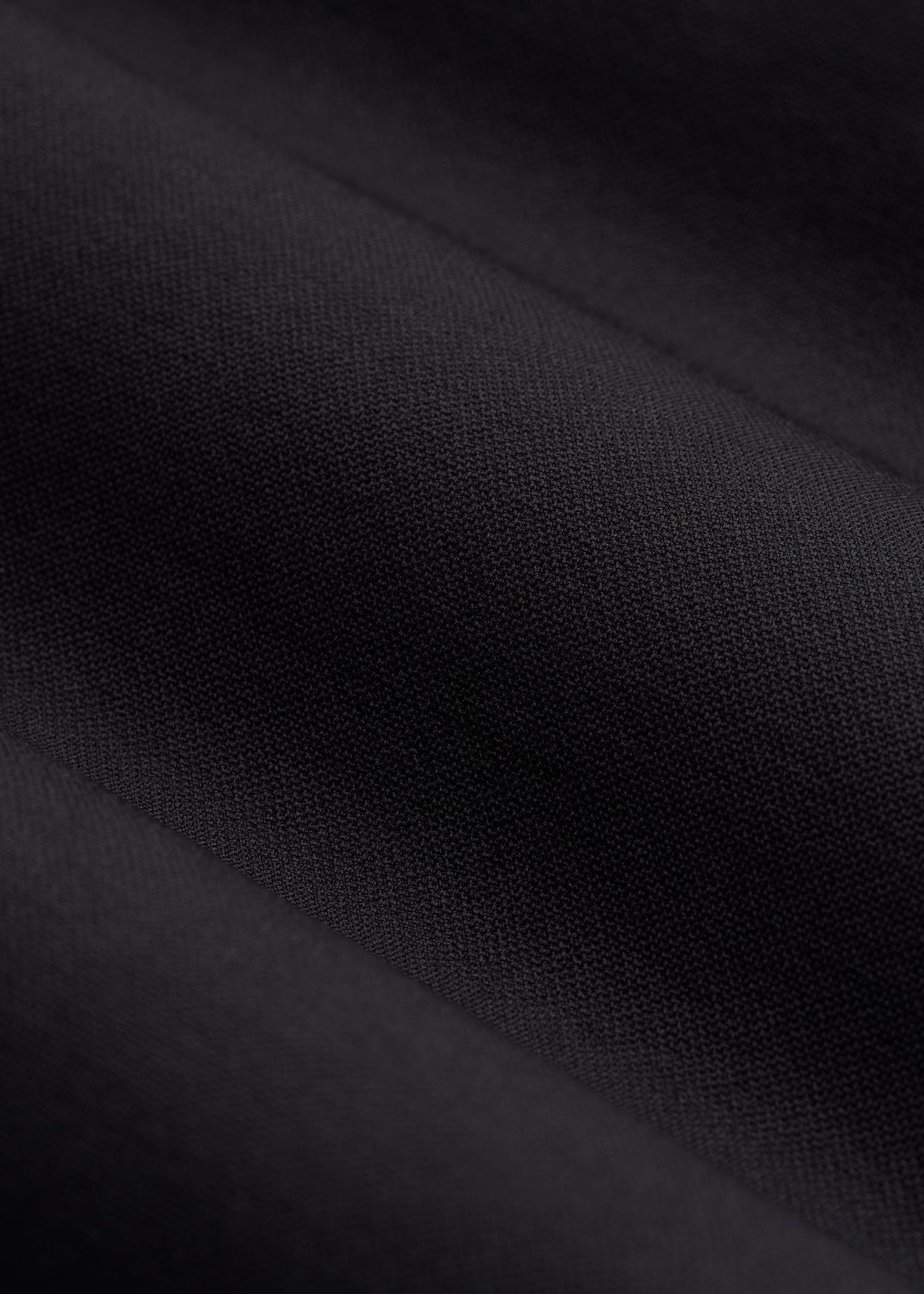 Compression Long Sleeve Cropped Training Top for Tall Women in Black Female Product Image