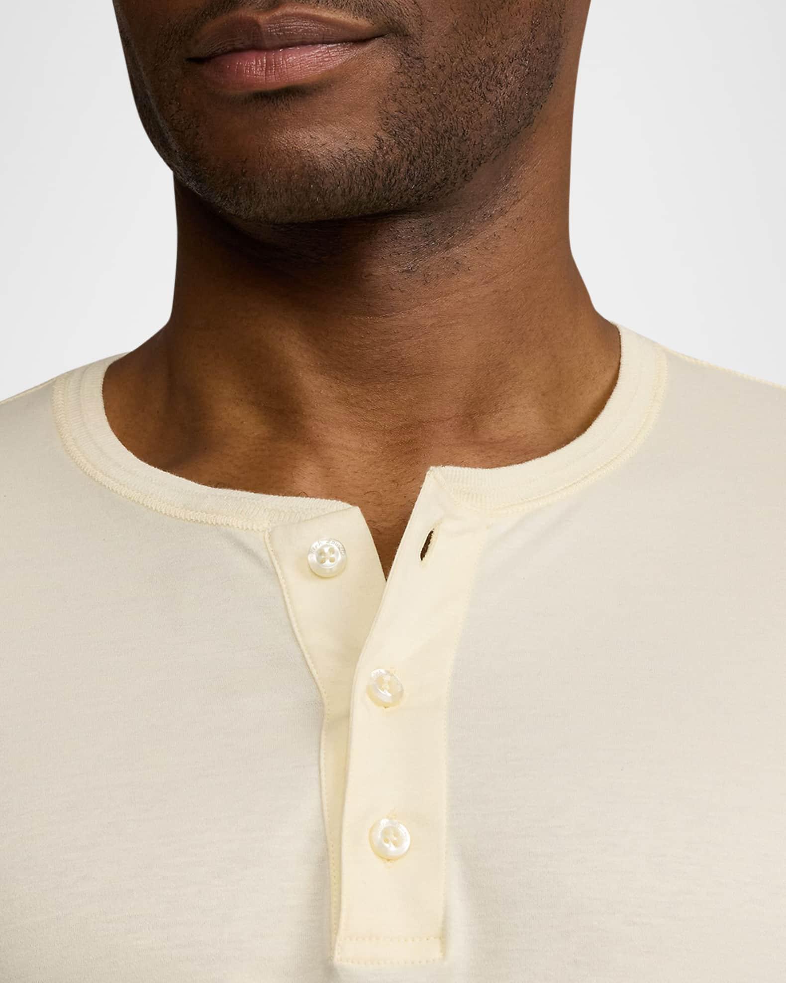 Men's Interlock Henley Shirt Product Image