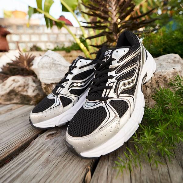 Saucony Womens Saucony Ride Millennium - Womens Shoes Black/Silver Product Image