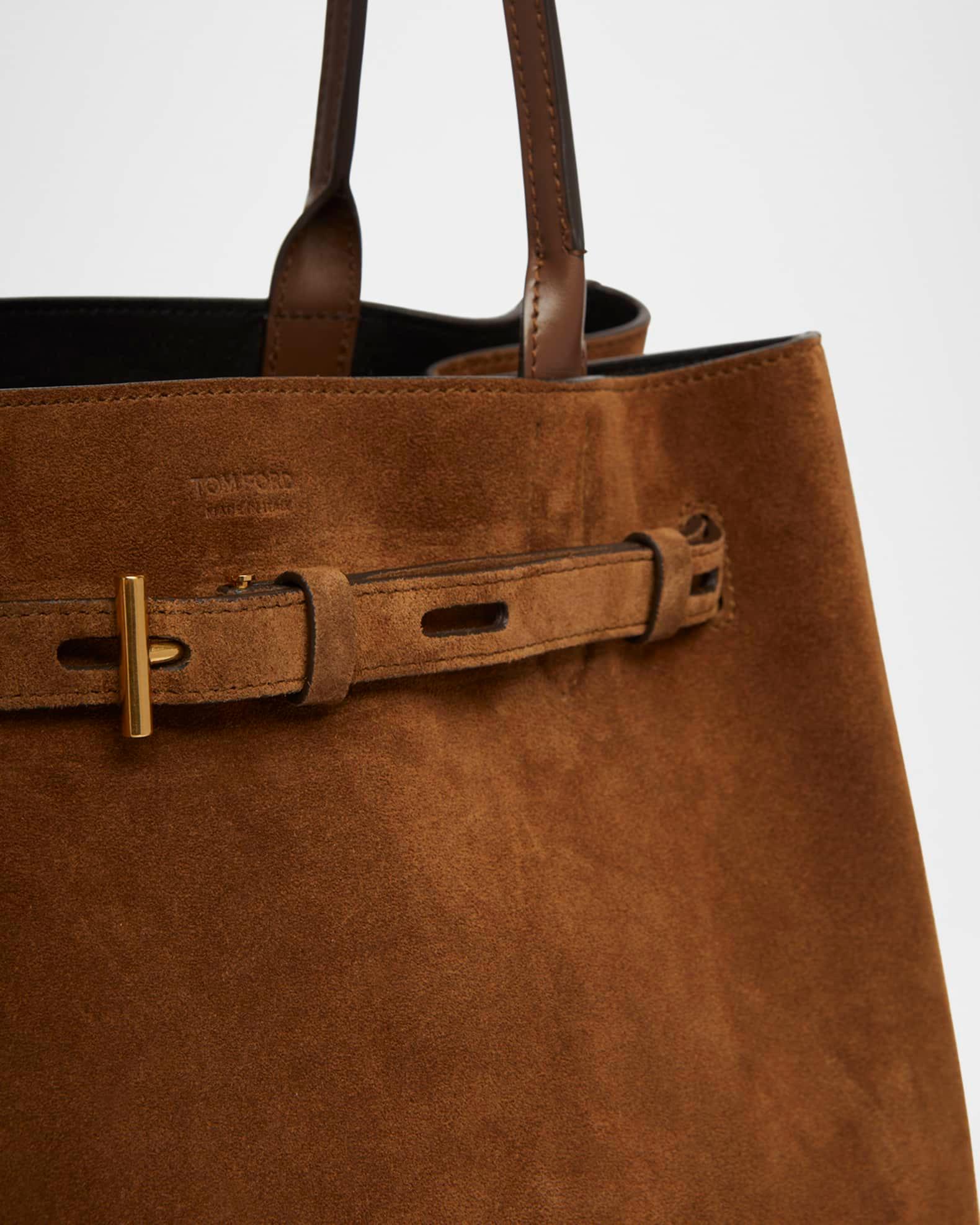 Audrey Large Tote Bag in Calfskin Suede Product Image