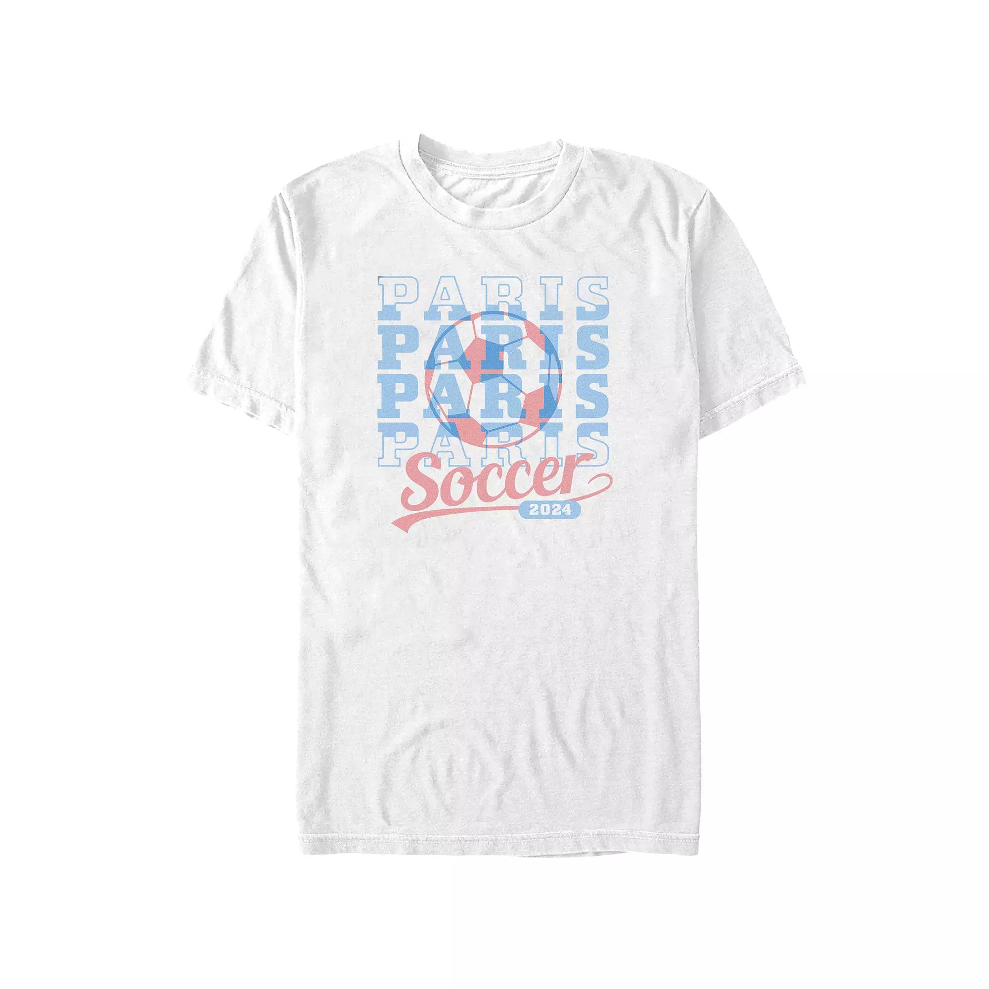 Men's Paris Soccer 2024 Graphic Tee,  Product Image