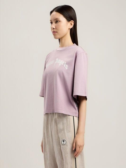 Curved Logo Boxy T-Shirt Product Image