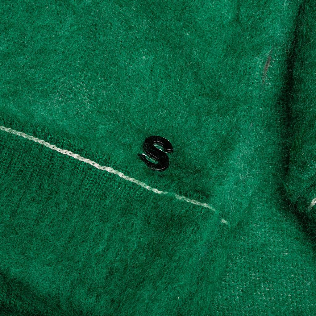 Mohair Knit Pullover - Green Male Product Image