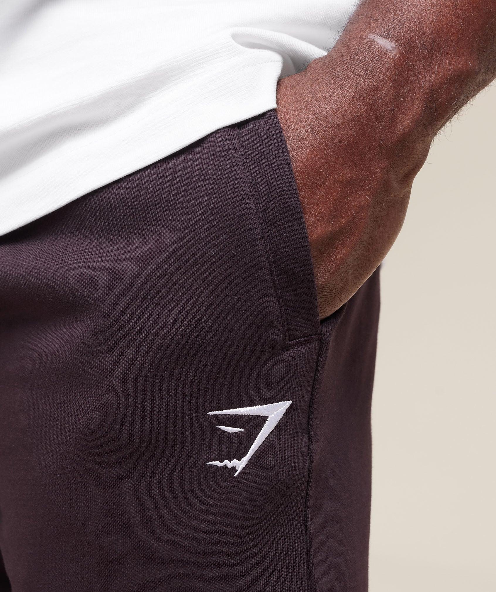 Gymshark Essential Oversized Joggers - Plum Brown Male Product Image