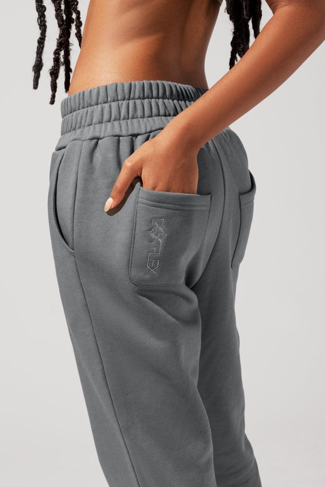 Cloud Rollover Sweatpant - Smoke Product Image