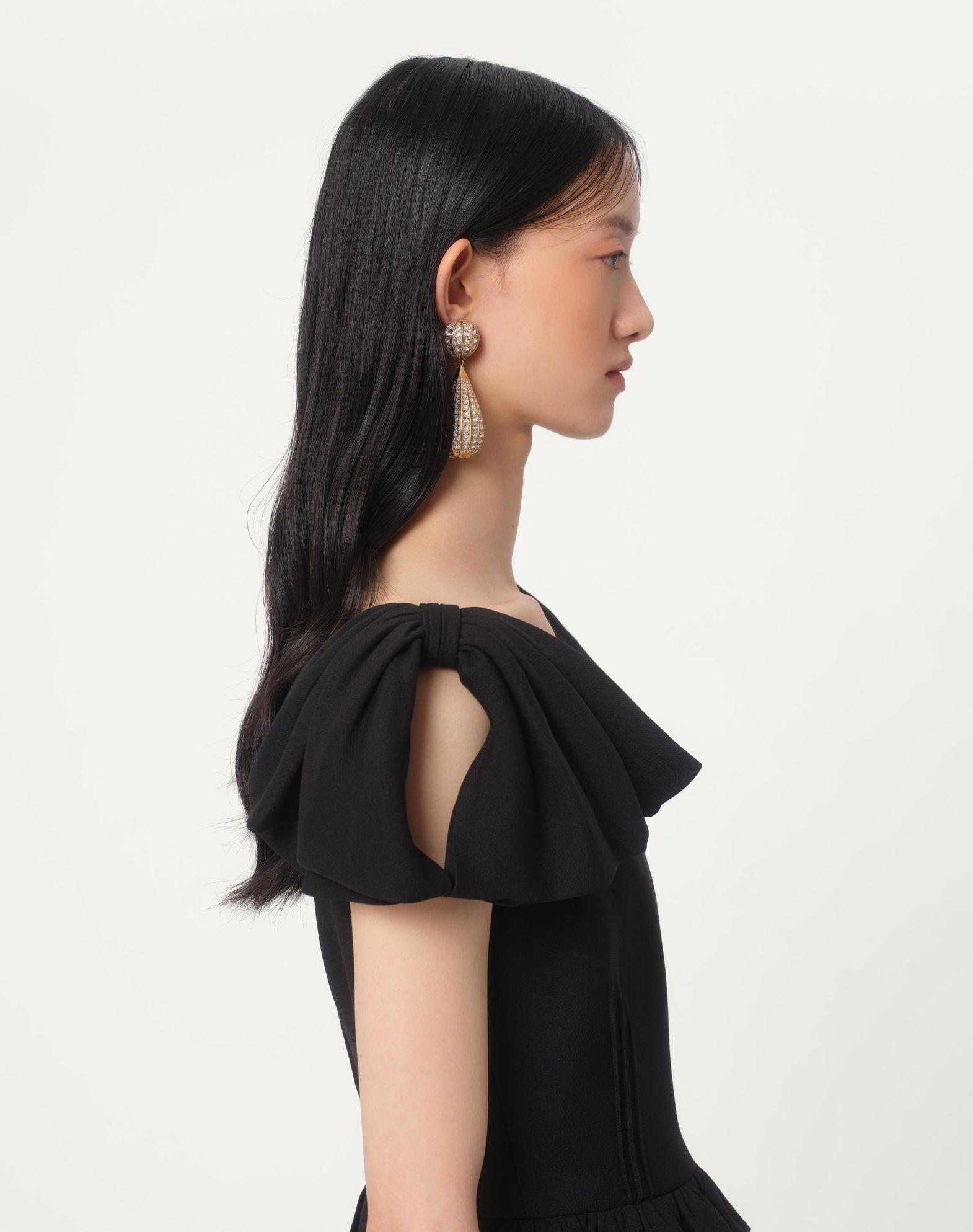 Crepe Couture Short Dress  Product Image