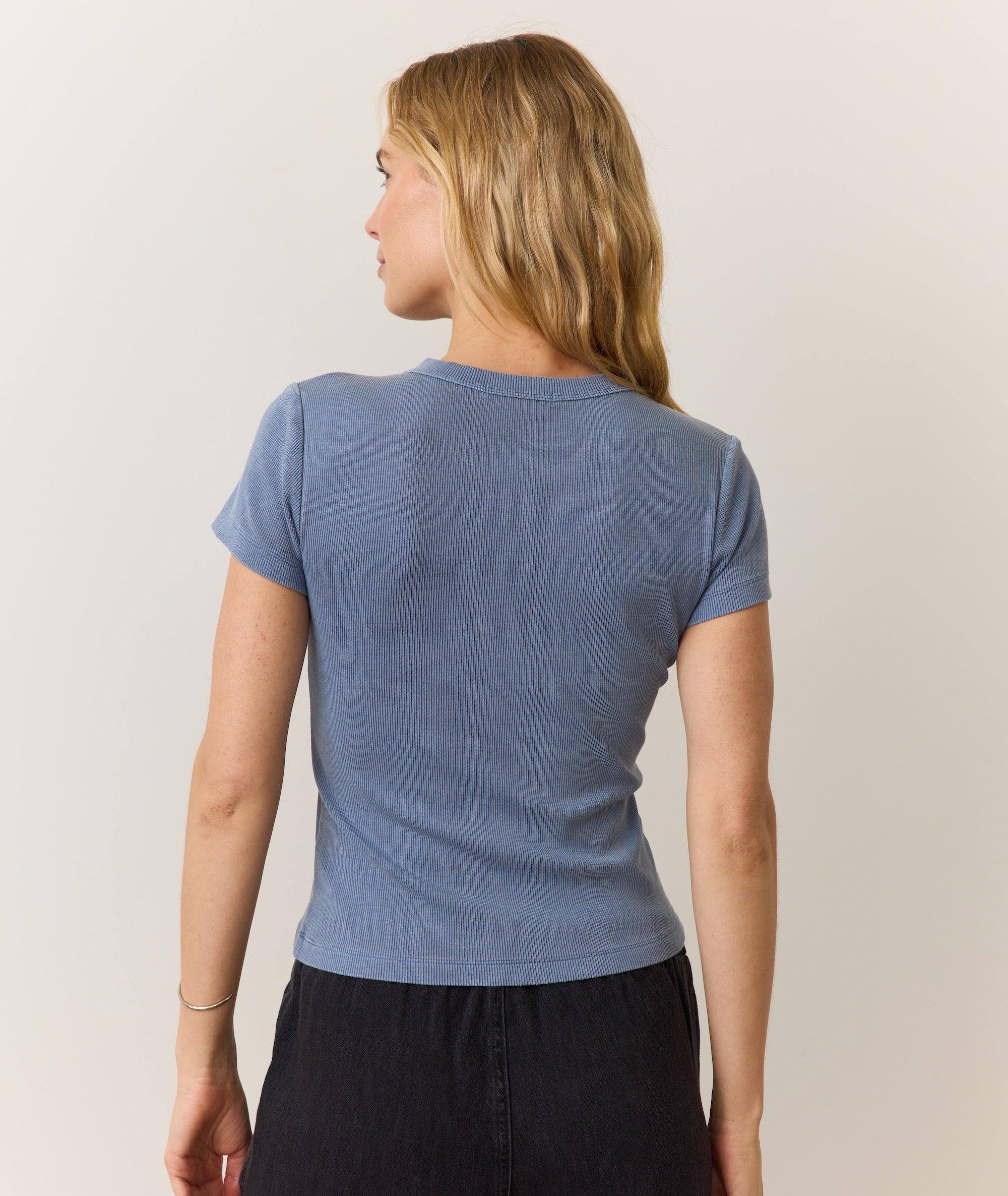 Lexi Rib Sun-In Crew Tee Product Image