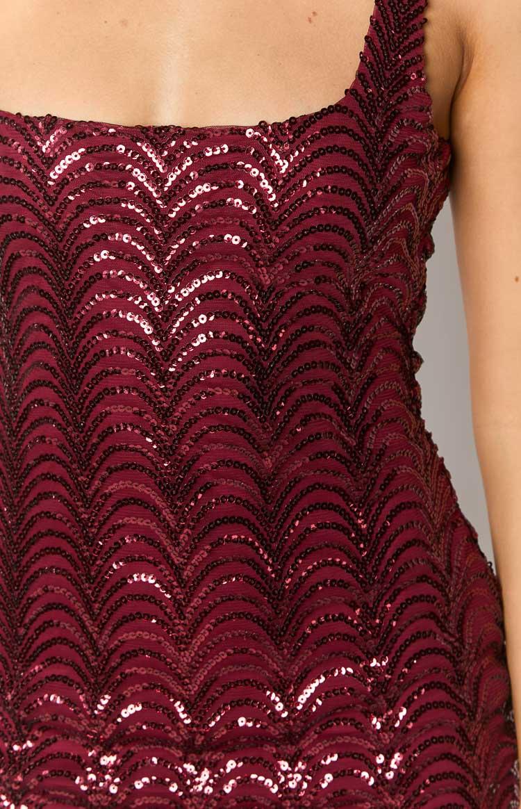 Pixie Red Mini Dress Product Image