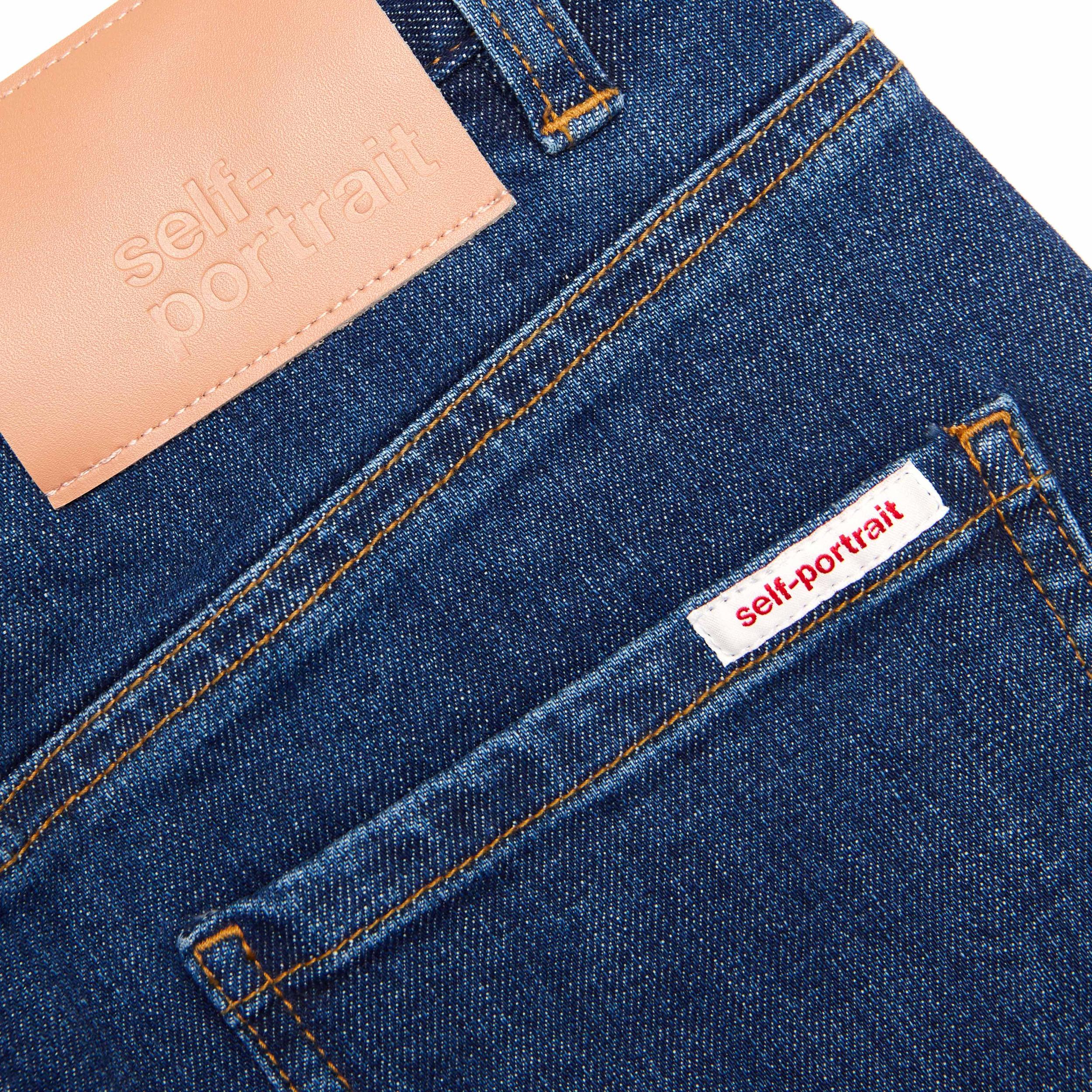 Blue Barrel Leg Jeans Product Image