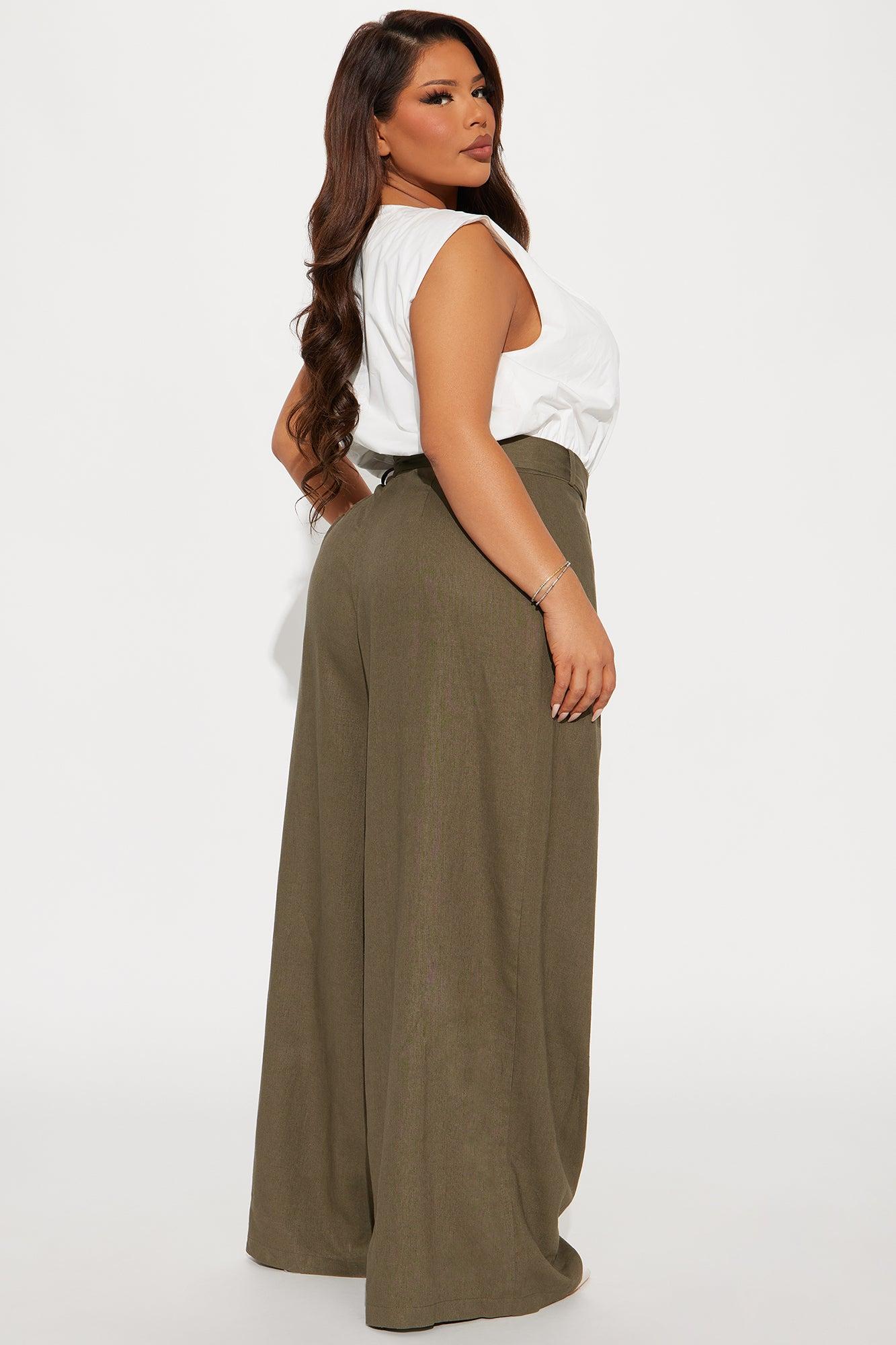 Listen Up Jumpsuit - Olive/combo Product Image